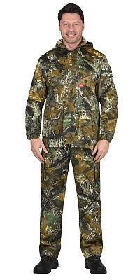 Костюм "СИРИУС-Егерь +" куртка, брюки (тк. Кроун 230) КМФ Темный лес