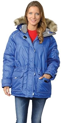 Куртка "СИРИУС-АЛЯСКА" женская васильковая (распродажа)