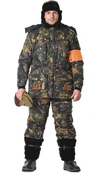 Костюм "СИРИУС-ОХОТНИК-ЛЮКС" зимний: куртка дл., п/комб. КМФ