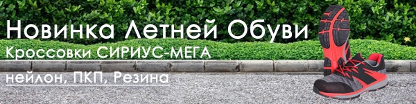 Новинка Летней Обуви - Кроссовки СИРИУС-МЕГА!