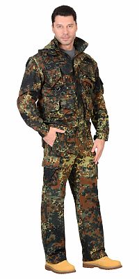 Костюм "СИРИУС-Тигр" куртка, брюки (тк. Рип-стоп 210) КМФ Флектарн