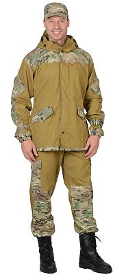 Костюм "СИРИУС-Горка" куртка, брюки (п-но палаточн.+отделка тк.Рип-стоп) Мультикам