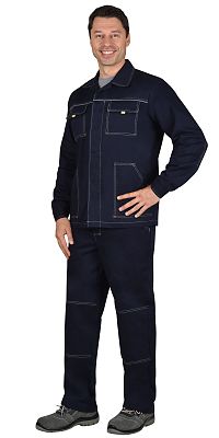 Костюм "СИРИУС-Труд" куртка, брюки 100% х/б, пл. 270 г/кв.м